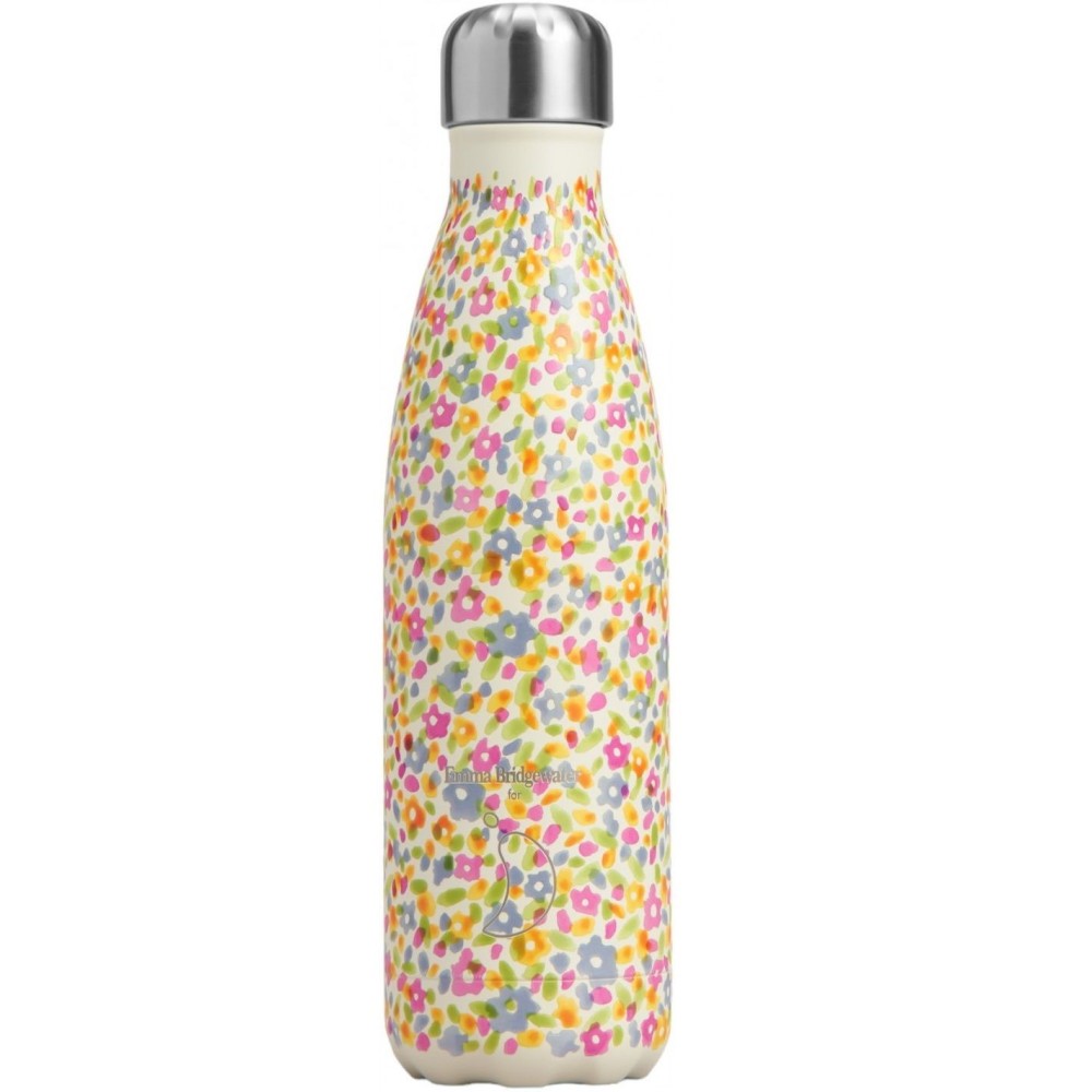 Chilly`s Original Stainless Steel Μπουκάλι Θερμός WILDFLOWERS MEADOWS 500ml